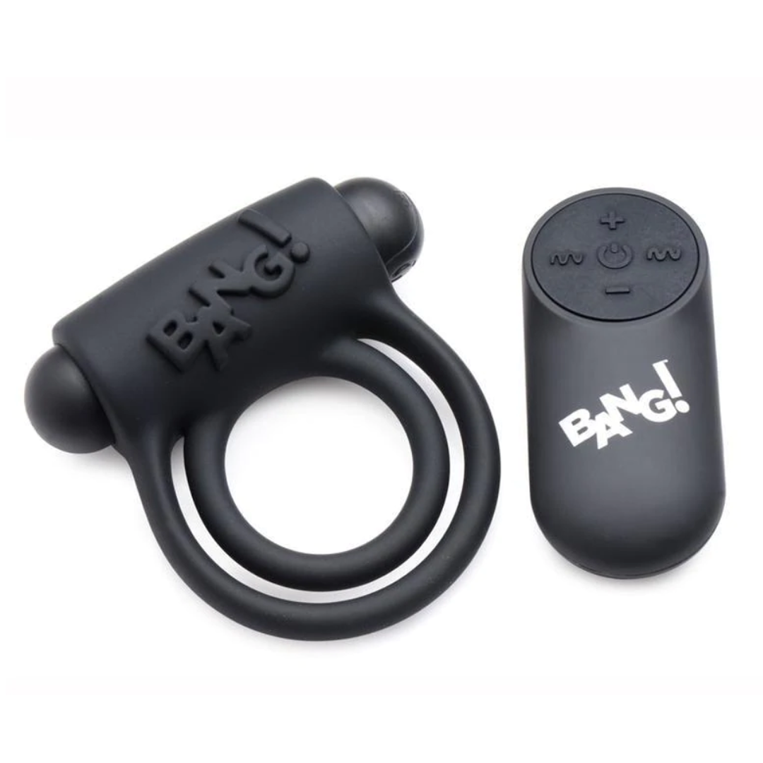 Anillo Bang Silicone Cock Ring and Bullet with Remote