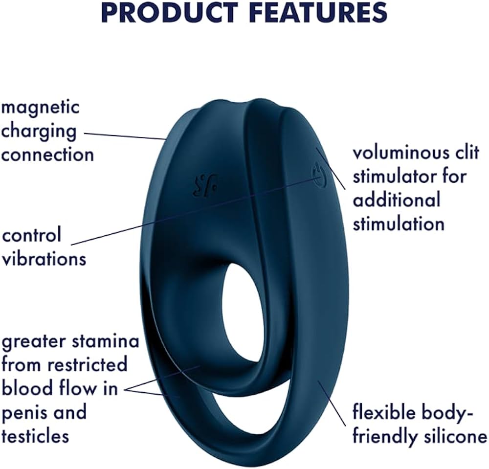 Anillo Satisfyer Incredible Duo Ring - Dark Blue