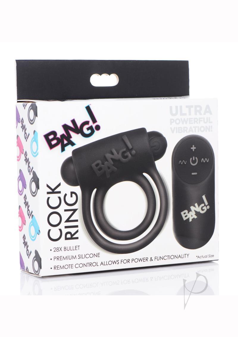 Anillo Bang Silicone Cock Ring and Bullet with Remote