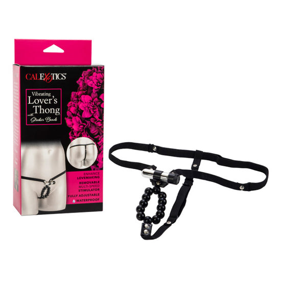 Vibrador Vibrating Lovers Thong with Stroker Beads