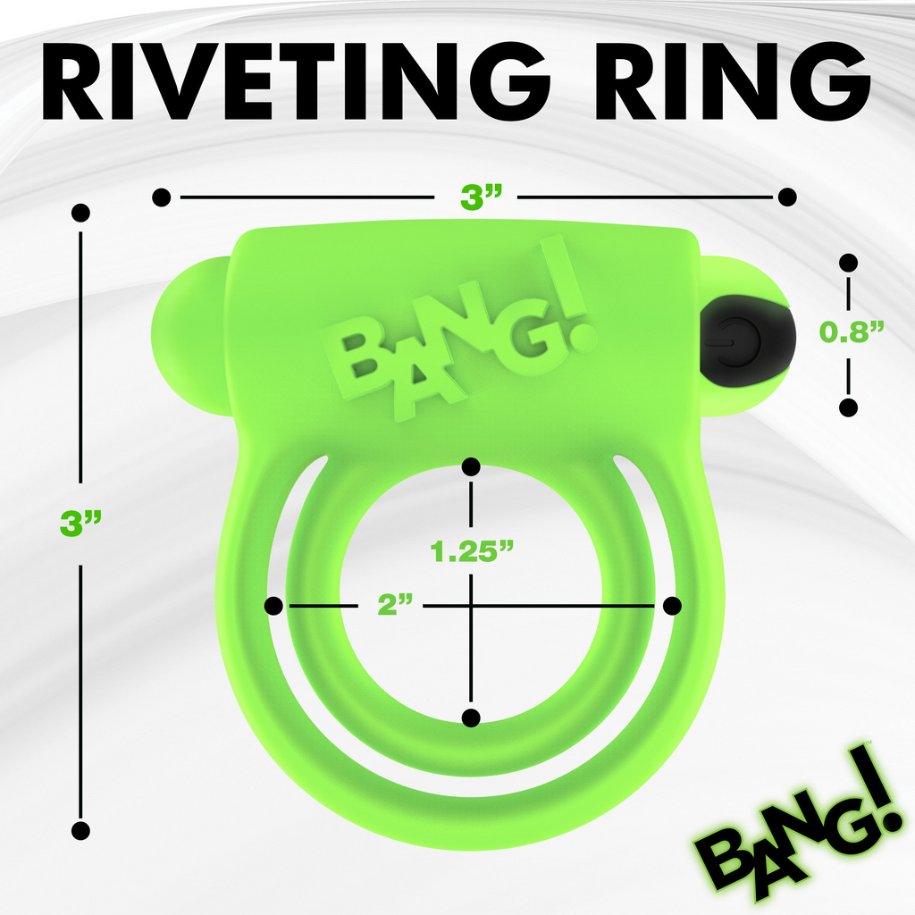 Anillo Bang Silicone Cock Ring and Bullet with Remote