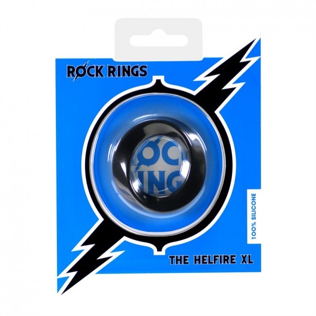 Anillo Rock Rings The Hellfire Xl Black