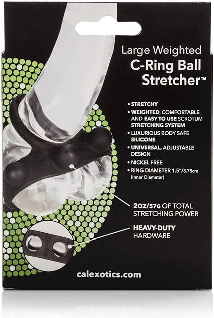 Anillo Large Weighted C-Ring Ball Stretcher