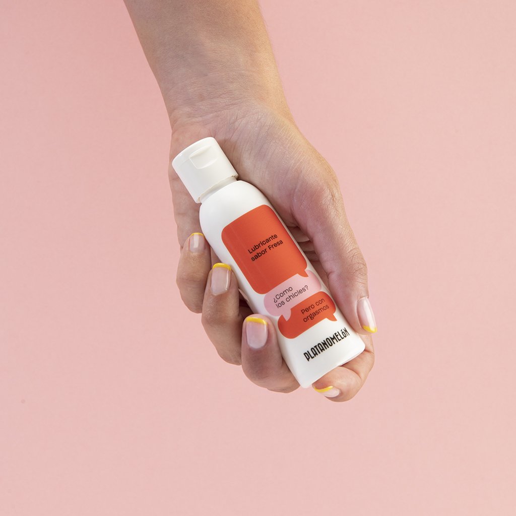 Lubricante sabor fresa