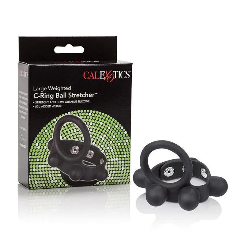Anillo Large Weighted C-Ring Ball Stretcher